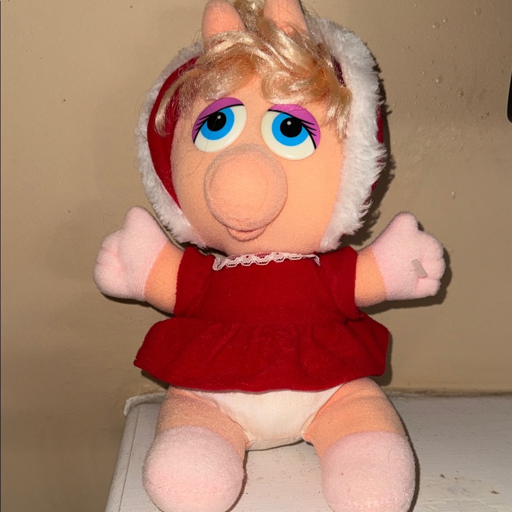 VINTAGE McDonalds Christmas Miss Piggy from 1987 Jim Henson